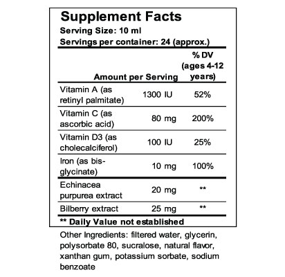 Reload Tonic Nutritional Information
